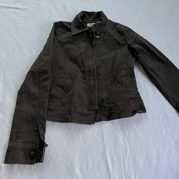 Vintage Brown Slim Jacket from Madrid Women’s XS/S - Picture 1 of 14